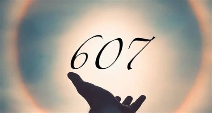 What does 607 mean in a text message?