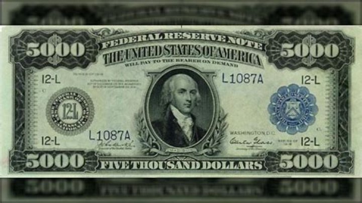 What does a 5000 peso bill look like?