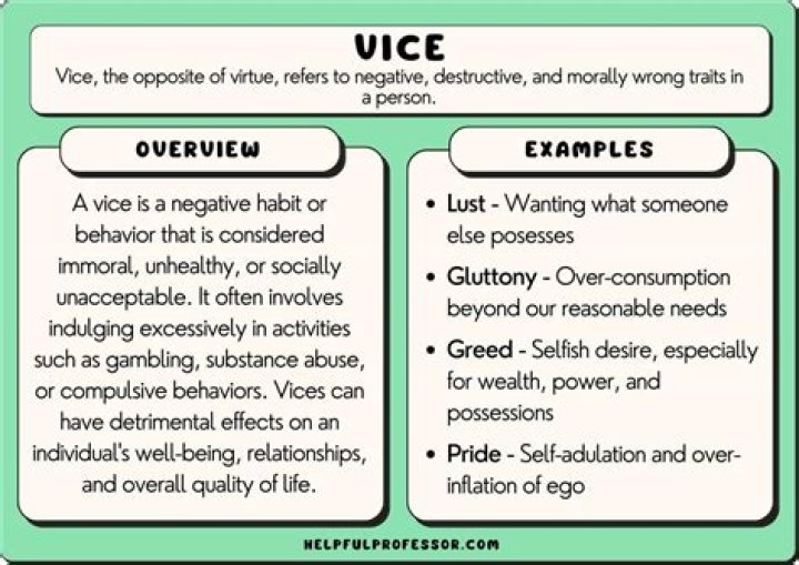 What does a vice cop do?