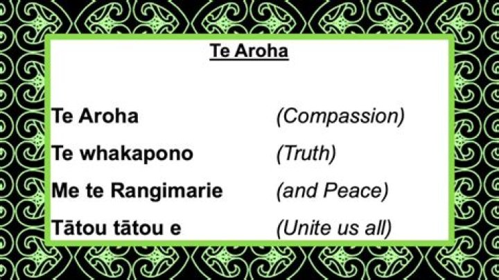 What does aroha Tino Nui?