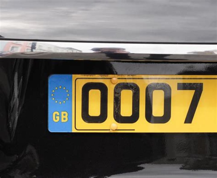 What does B stand for on a number plate?