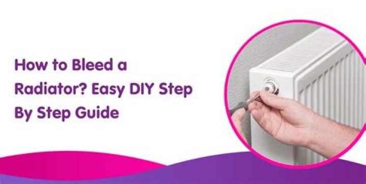 What does bleeding a radiator do?