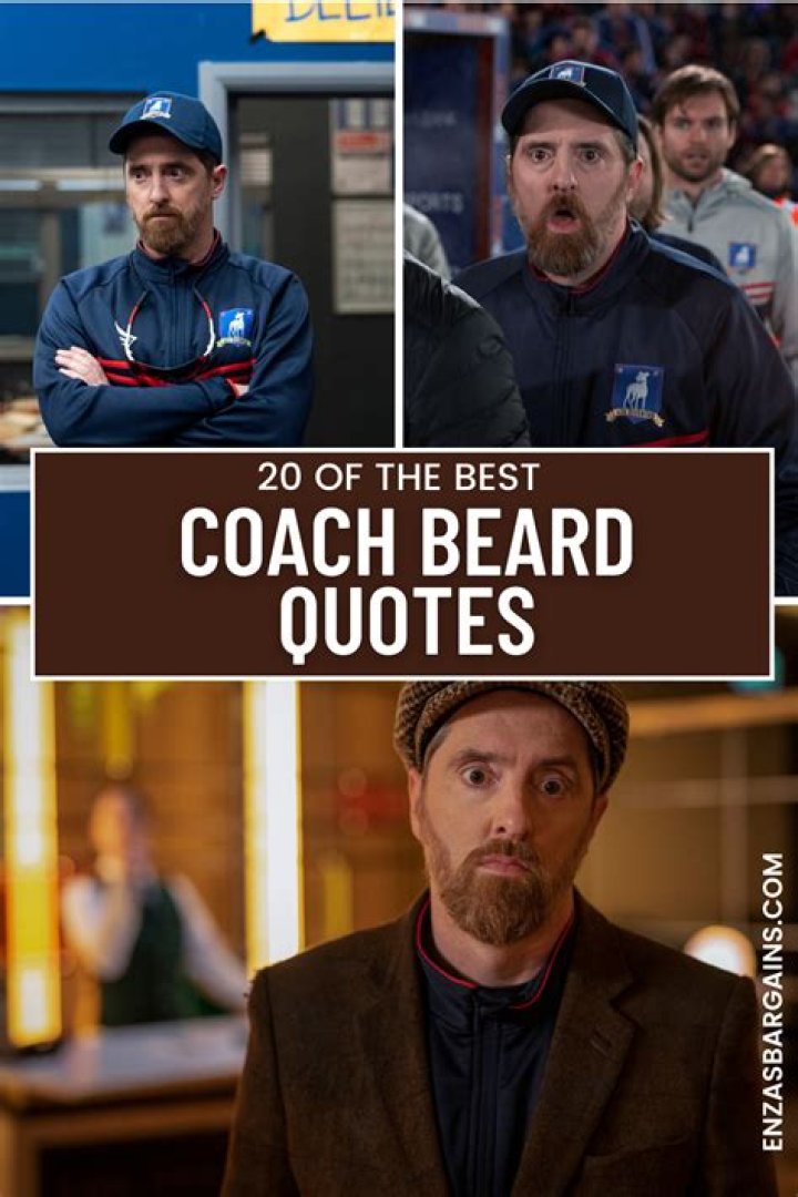 What does Coach Beard read?
