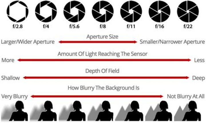 What does F mean in camera?