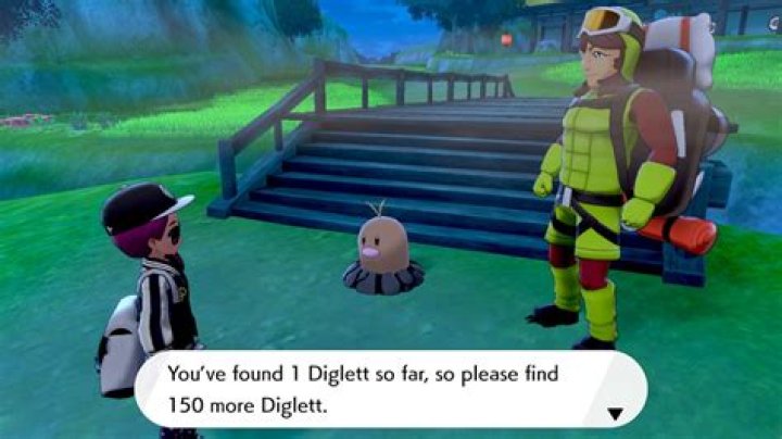 What does finding all the Diglett's do?