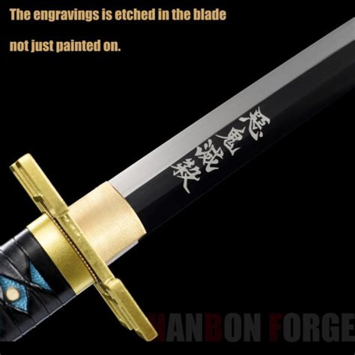 What does Giyuu sword say?