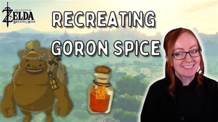What does Goron spice do?