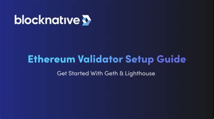 What does it mean to be an Ethereum validator?