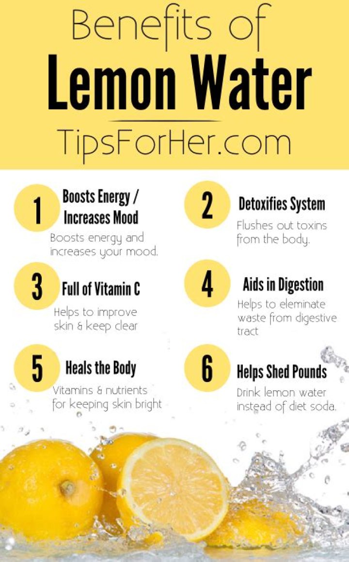 What does lemon water do?