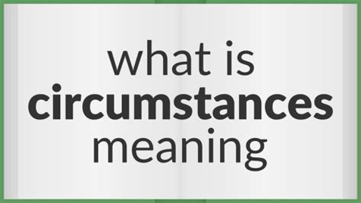 What does non circumstantial mean?