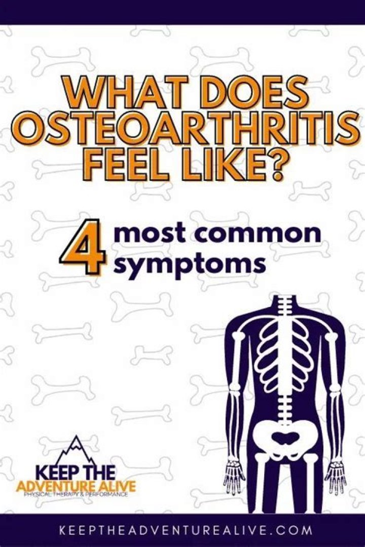 What does osteoarthritis feel like?