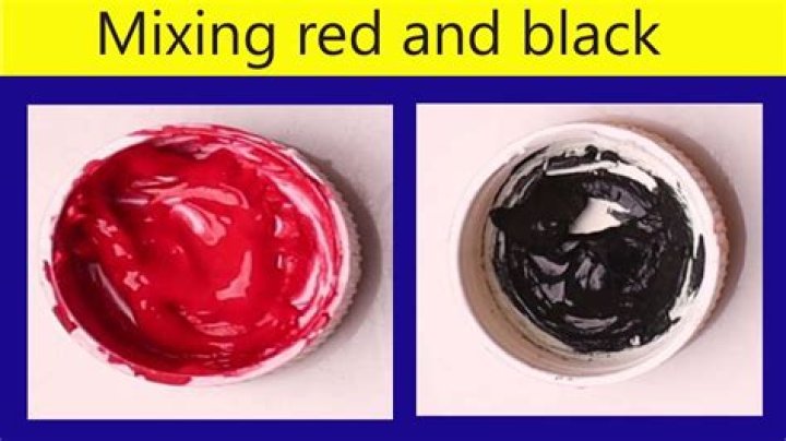 What does red and black make?