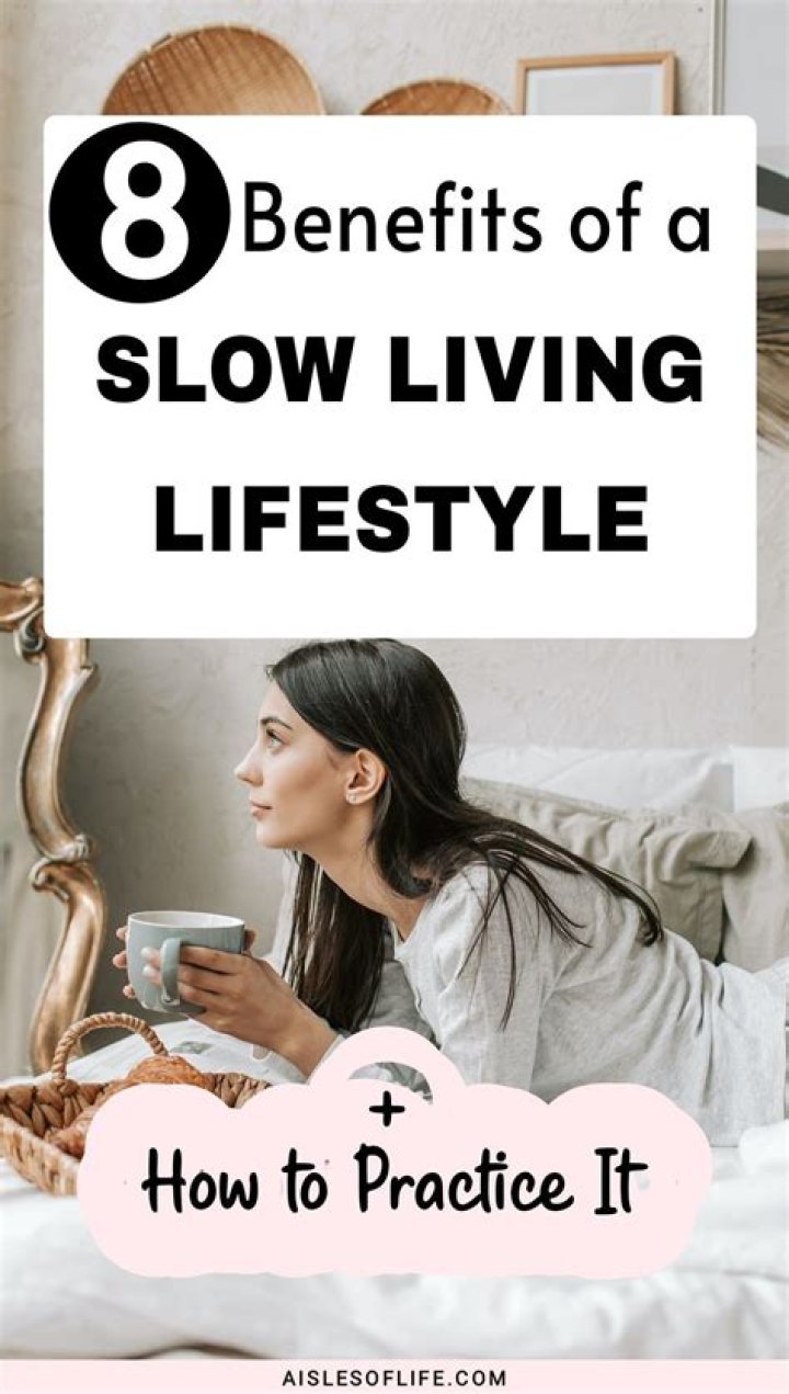 What does slow living look like?