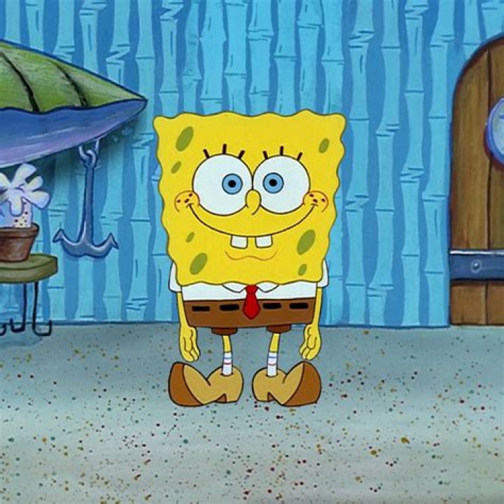 What does SpongeBob say when he sees paint on the dollar?