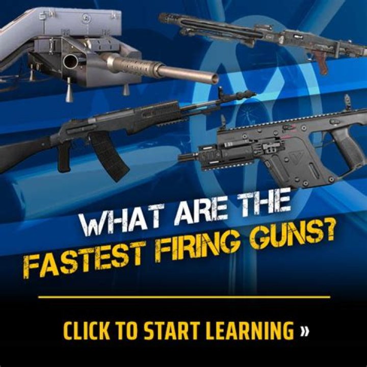 What gun has the fastest fire rate?