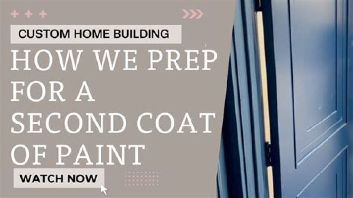 What happens if I paint a second coat too soon?