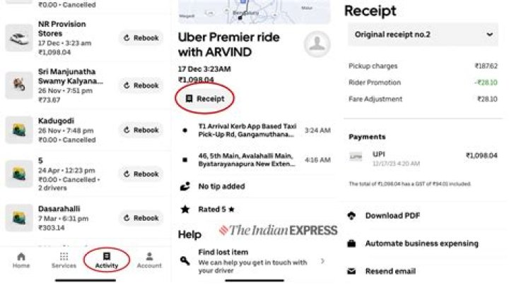 What happens if my Uber payment fails?