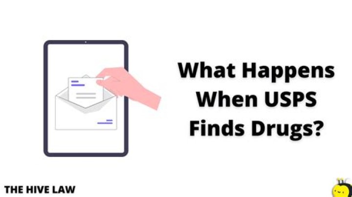 What happens if USPS finds drugs in a package?