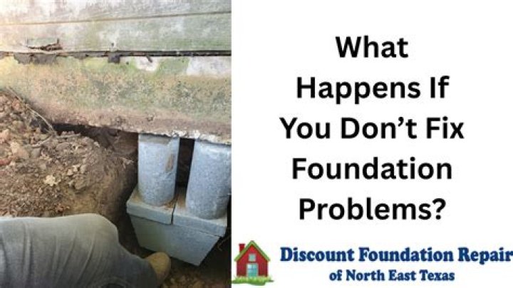 What happens if you don't fix foundation?