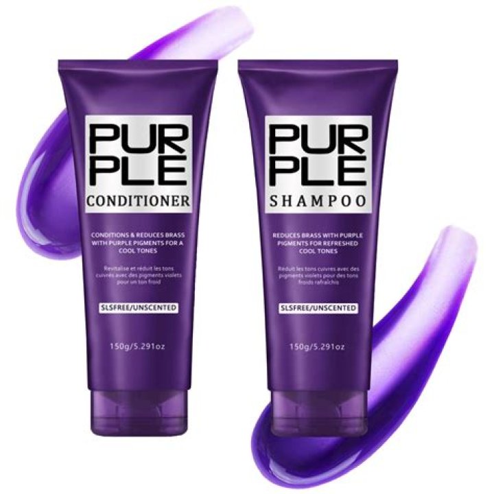 What happens if you leave purple conditioner on too long?