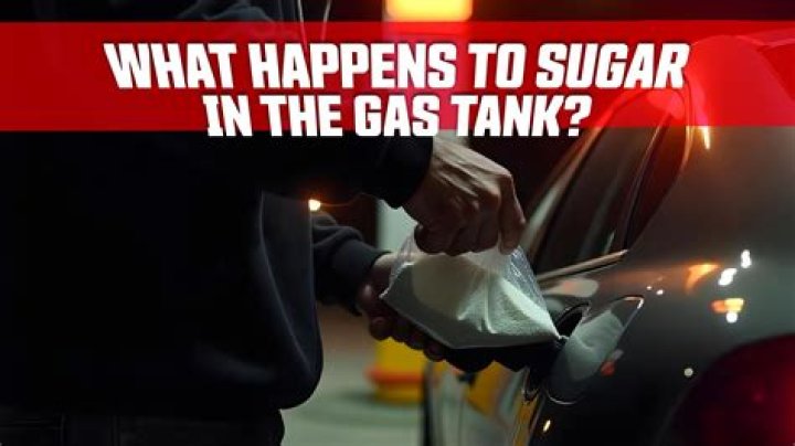 What happens if you put sugar water in a gas tank?