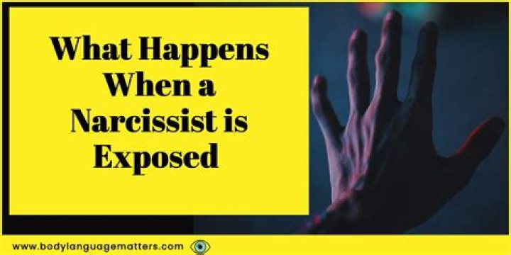 What happens when a narcissist is exposed?