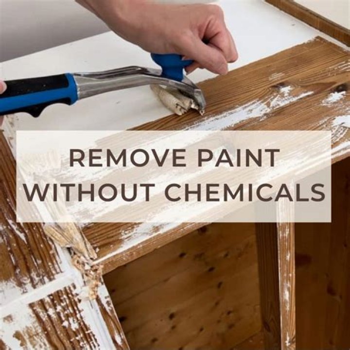 What household items can remove paint from wood?