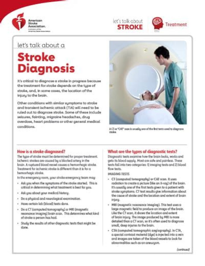 What if I had a stroke and didn't know?