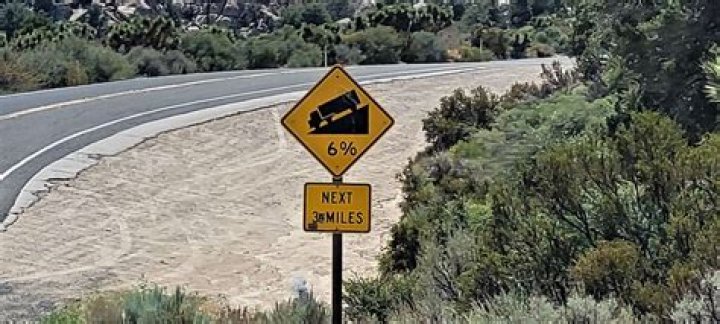 What is a 6% grade hill?