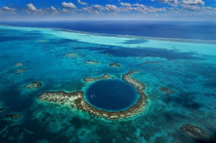 What is a blue hole in space?