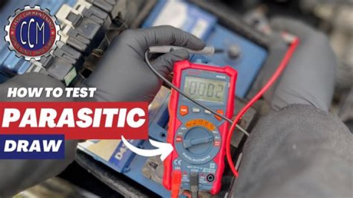 What is a parasitic draw on a car?