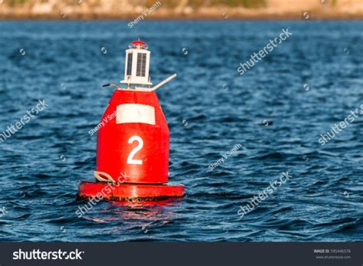 What is a red nun buoy?
