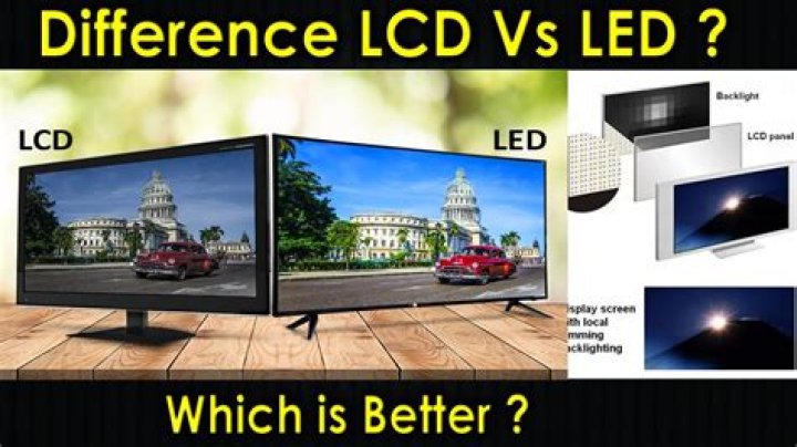What is better LED or LCD?