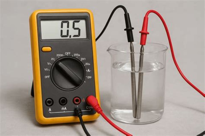 What is electrical conductivity of water?