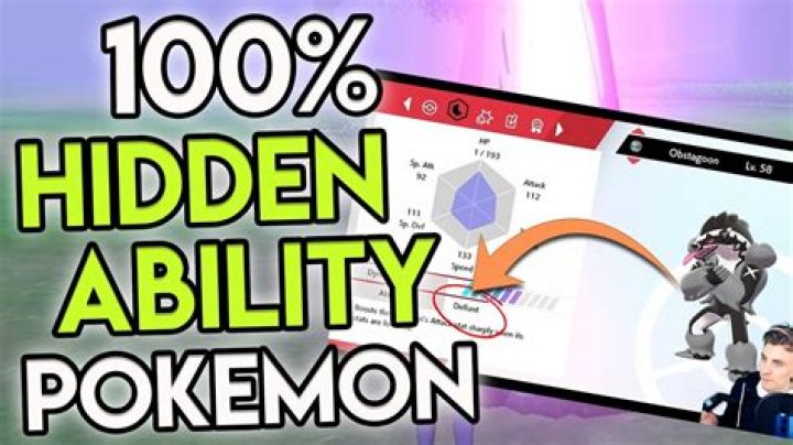 What is Rookidees hidden ability?