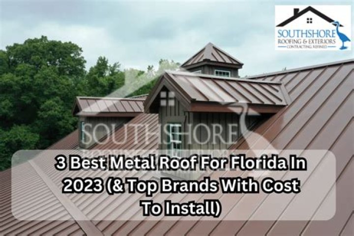 What is the average cost of a metal roof in Florida?