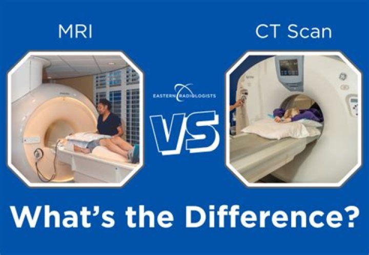 What is the difference between a CT scan and an MRI?