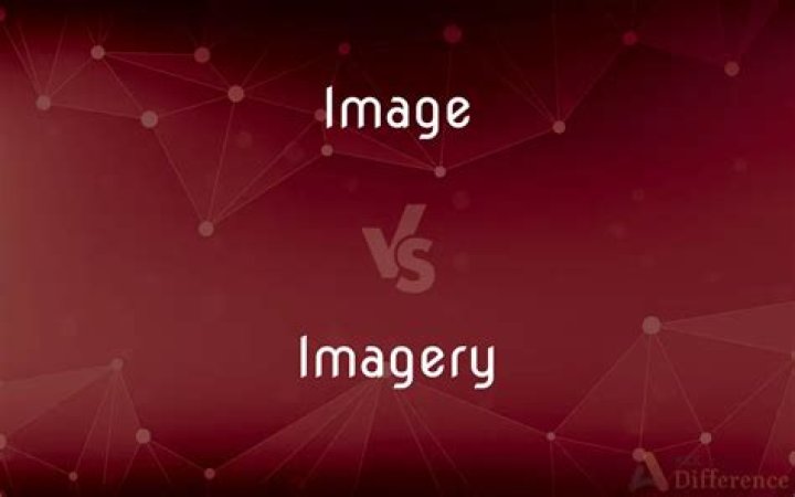 What is the difference between image and imagery?