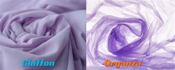 What is the difference between organza and chiffon?