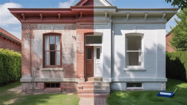 What is the downside of painting brick?