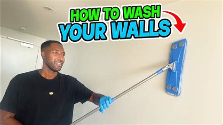 What is the easiest way to wash painted walls?