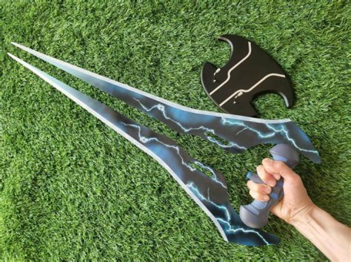 What is the Halo Energy Sword made of?