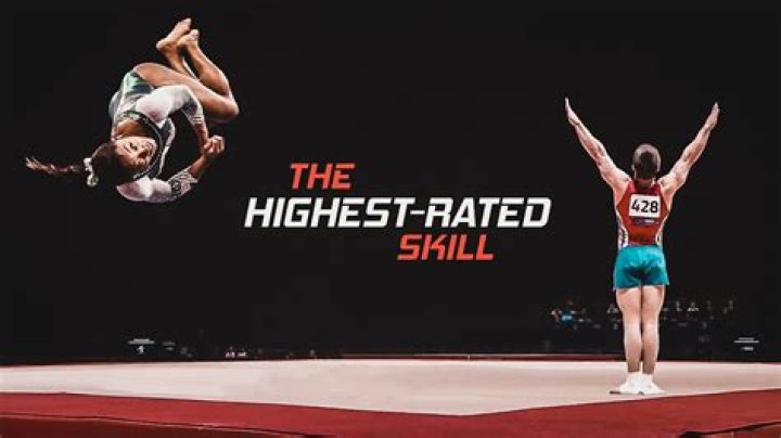 What is the hardest gymnastics skill on floor?