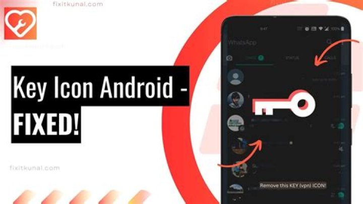 What is the keyhole icon on Android?