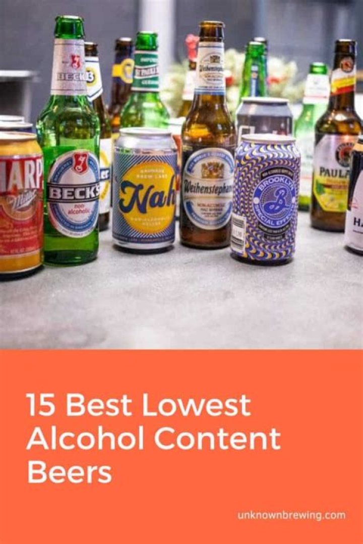 What is the lowest alcohol beer in Australia?