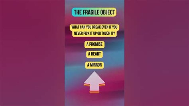What is the most fragile thing in the world?