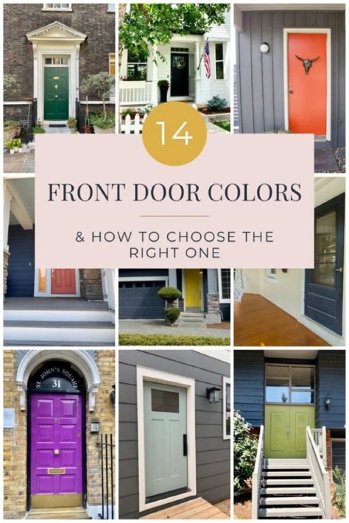 What is the most popular color for a front door in 2021?