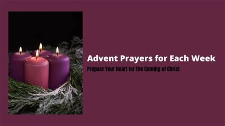 What is the prayer for the third week of Advent?