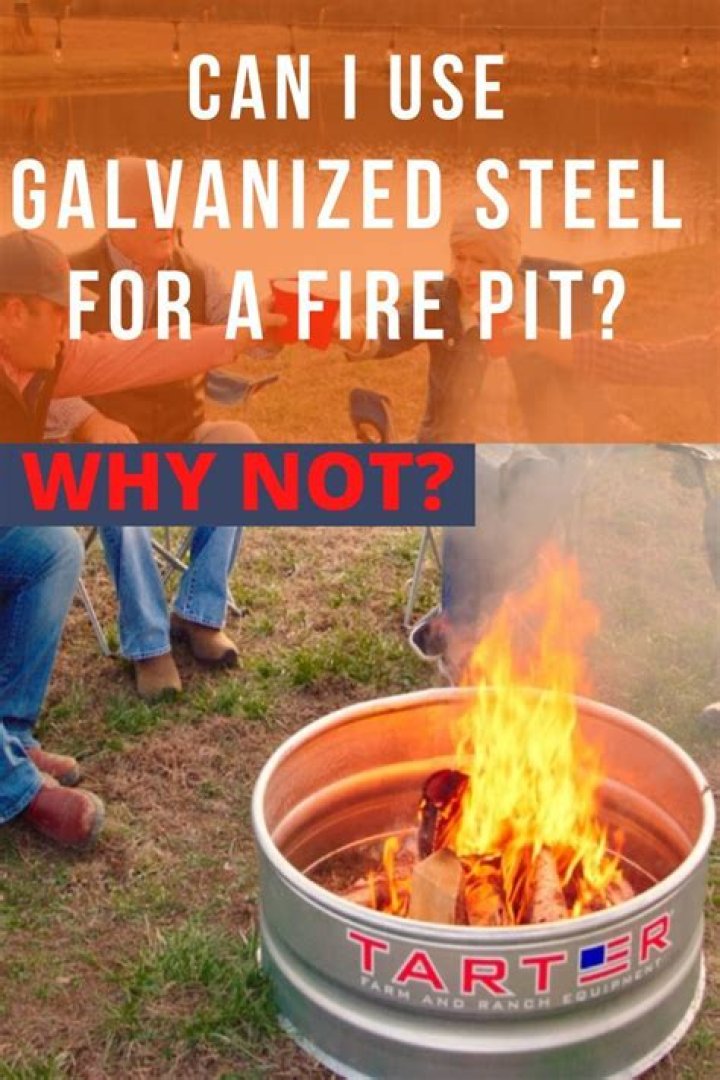 What is the purpose of the metal ring in a fire pit?