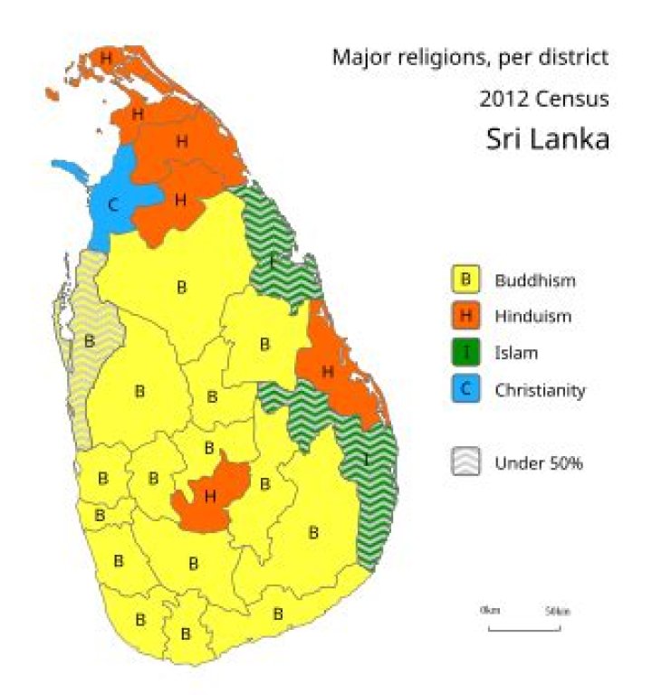 What is the religion of Sri Lanka?